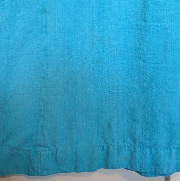 Josefa blue embroidery tunic made in Mexico sz L - Picture 13 of 15